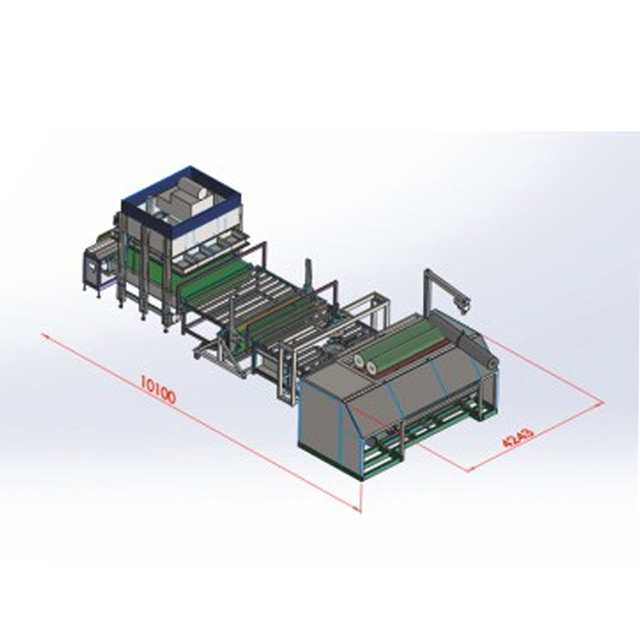 Línea de embalaje automático de colchones XDB-ACRM (tipo de embolsado manual)