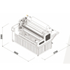 Máquina ensambladora de muelles embolsados ​​semiautomática de alta eficiencia LR-PSA-75P